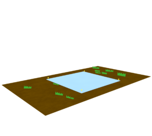 場所取りのイラスト