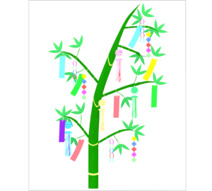 七夕飾りのテンプレート