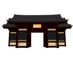 お寺のイラスト