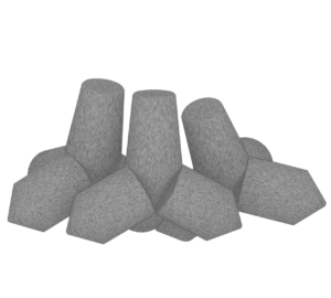 消波ブロックのイラスト