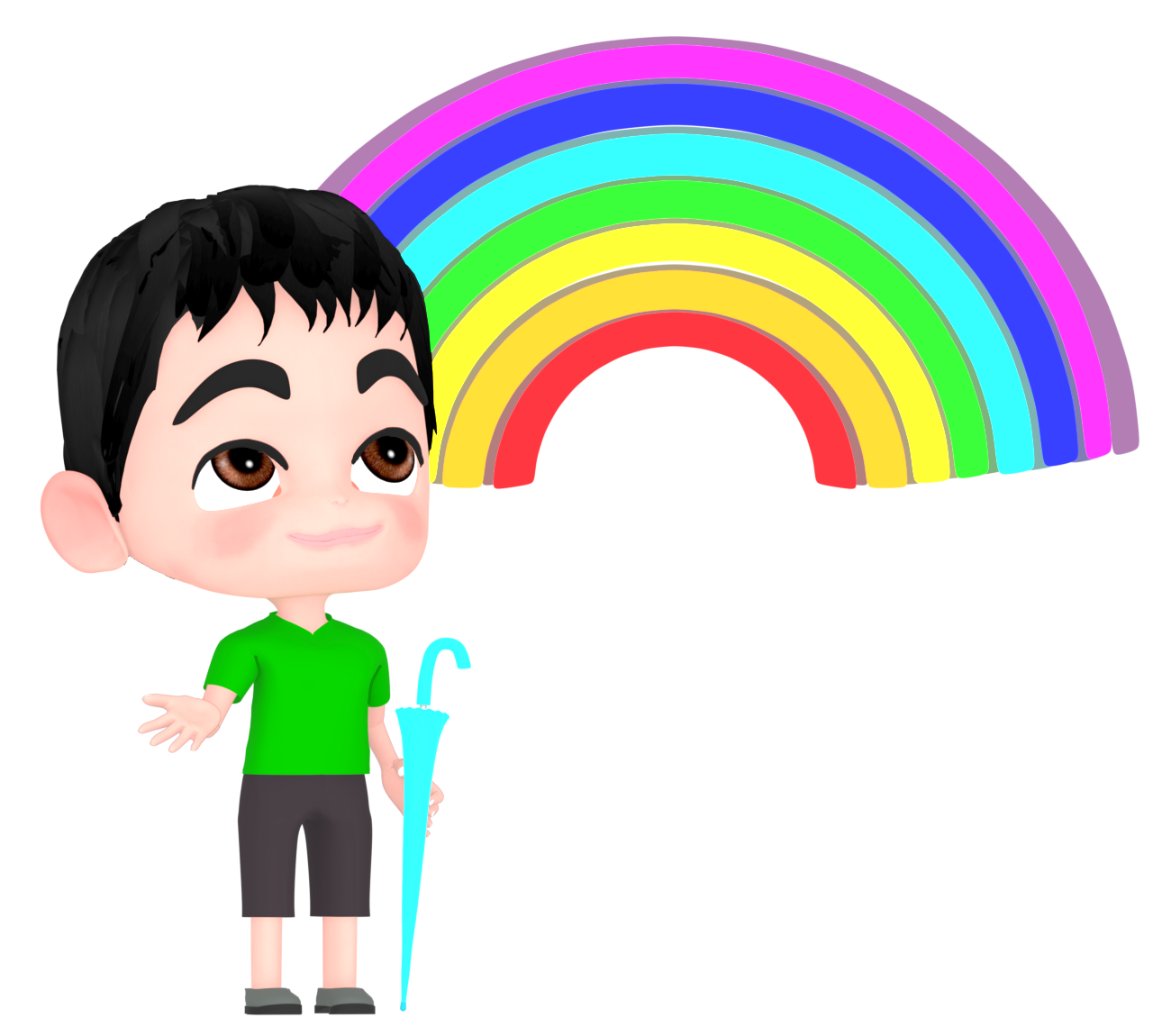 雨が止むイラスト