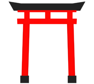 鳥居のイラスト