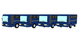 tourist buses lined up img