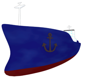 貿易船のイラスト