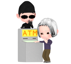 振り込め詐欺のイラスト