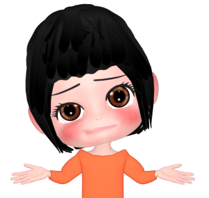 困る女性のイラスト