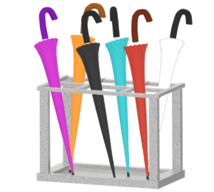 傘置き場のイラスト