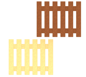 上から見るすのこのイラスト