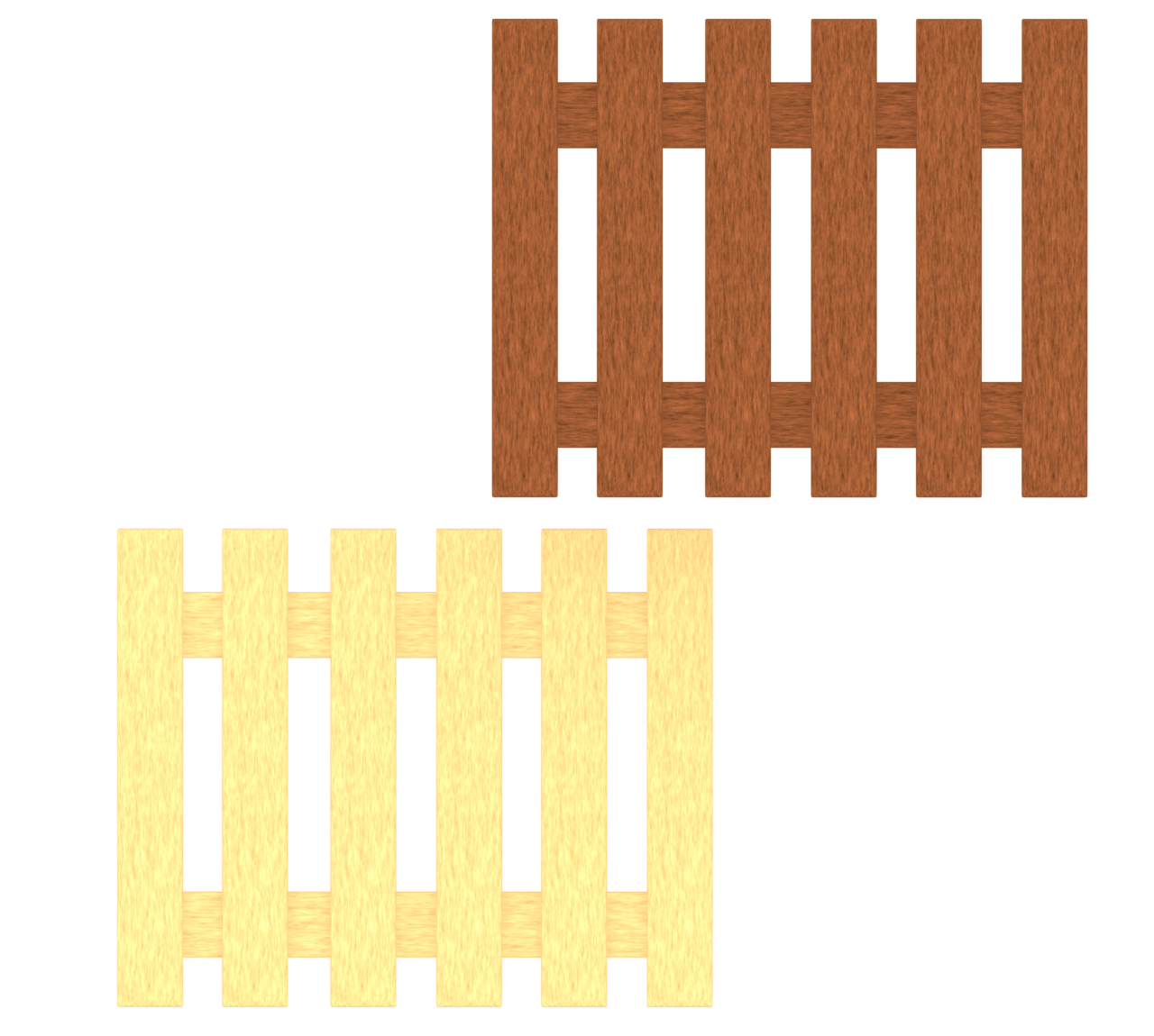 上から見るすのこのイラスト