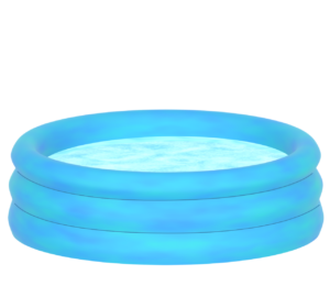 ビニールプールのイラスト