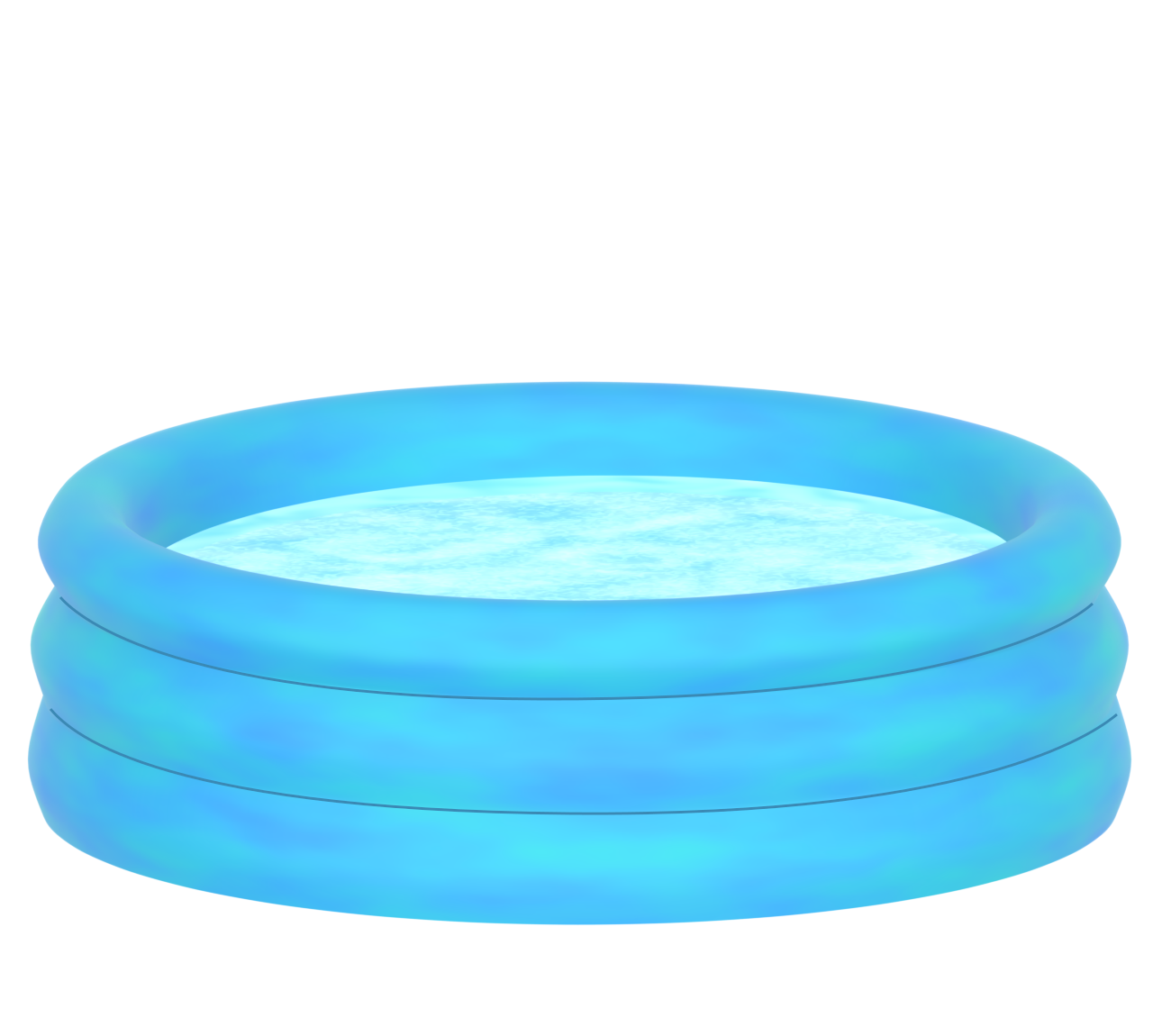 ビニールプールのイラスト