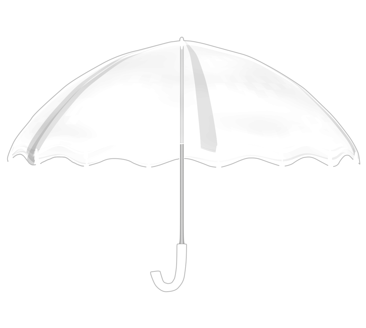 ビニール傘のイラスト