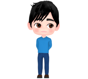 待ちぼうけをする男性のイラスト