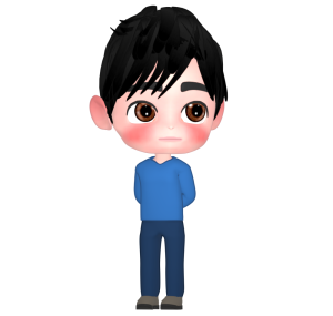 待ちぼうけをする男性のイラスト