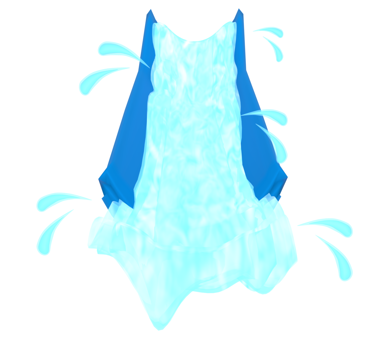 ウォータースライダーのイラスト