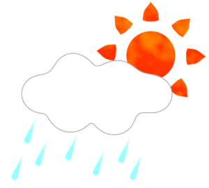 天気雨のイラスト