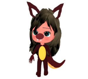 狼女のイラスト