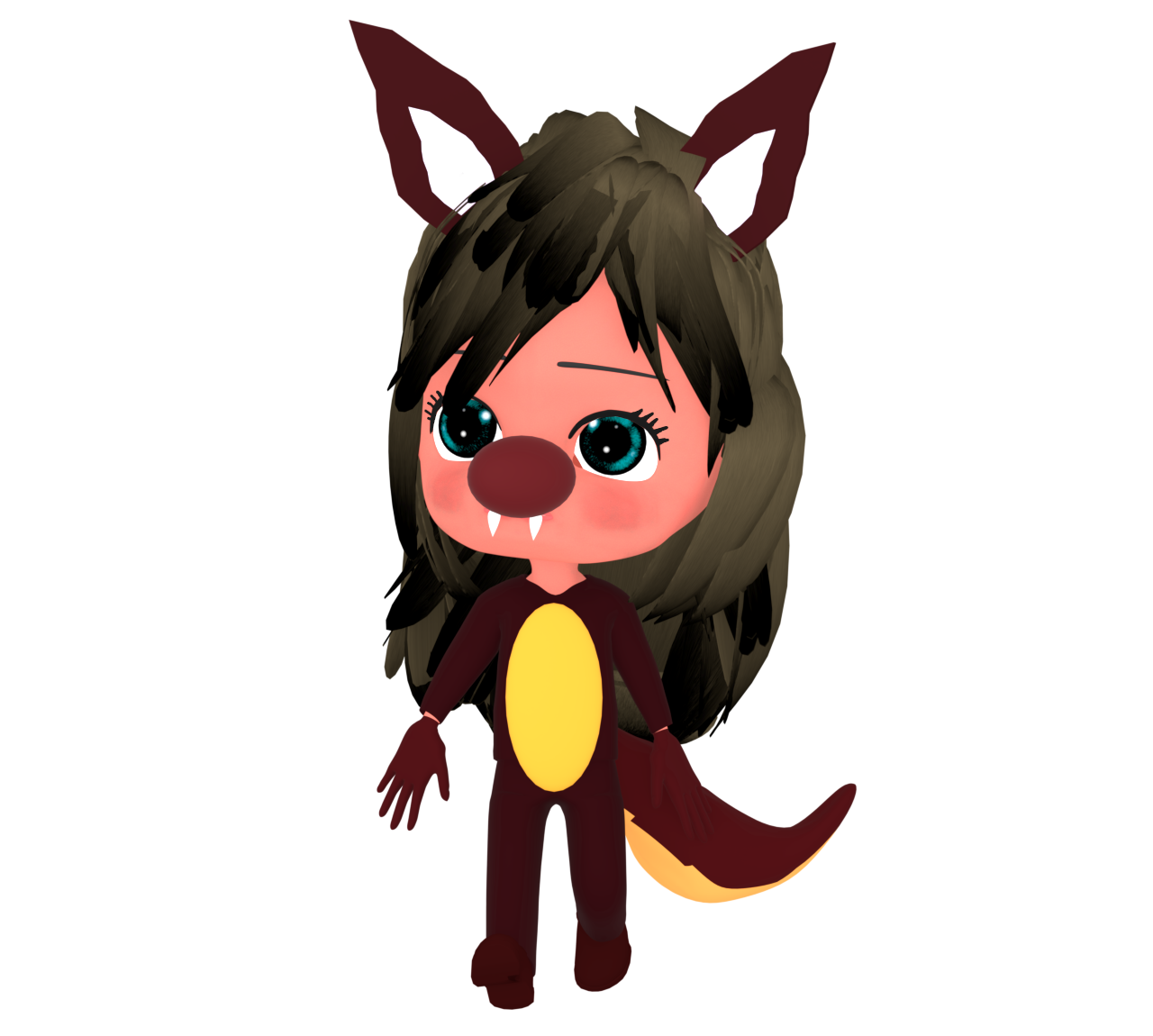 狼女のイラスト