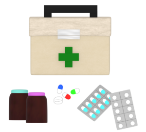 救急セットのイラスト