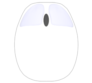 かわいいマウスのイラスト