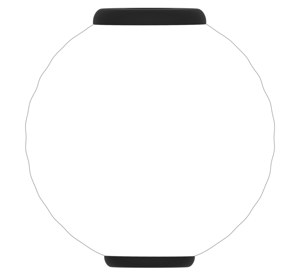 白色の提灯のイラスト