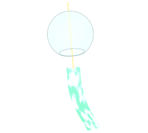 風鈴のイラスト