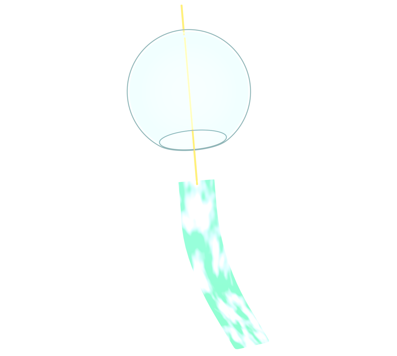 風鈴のイラスト