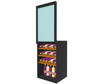 ワインの貯蔵庫のイラスト