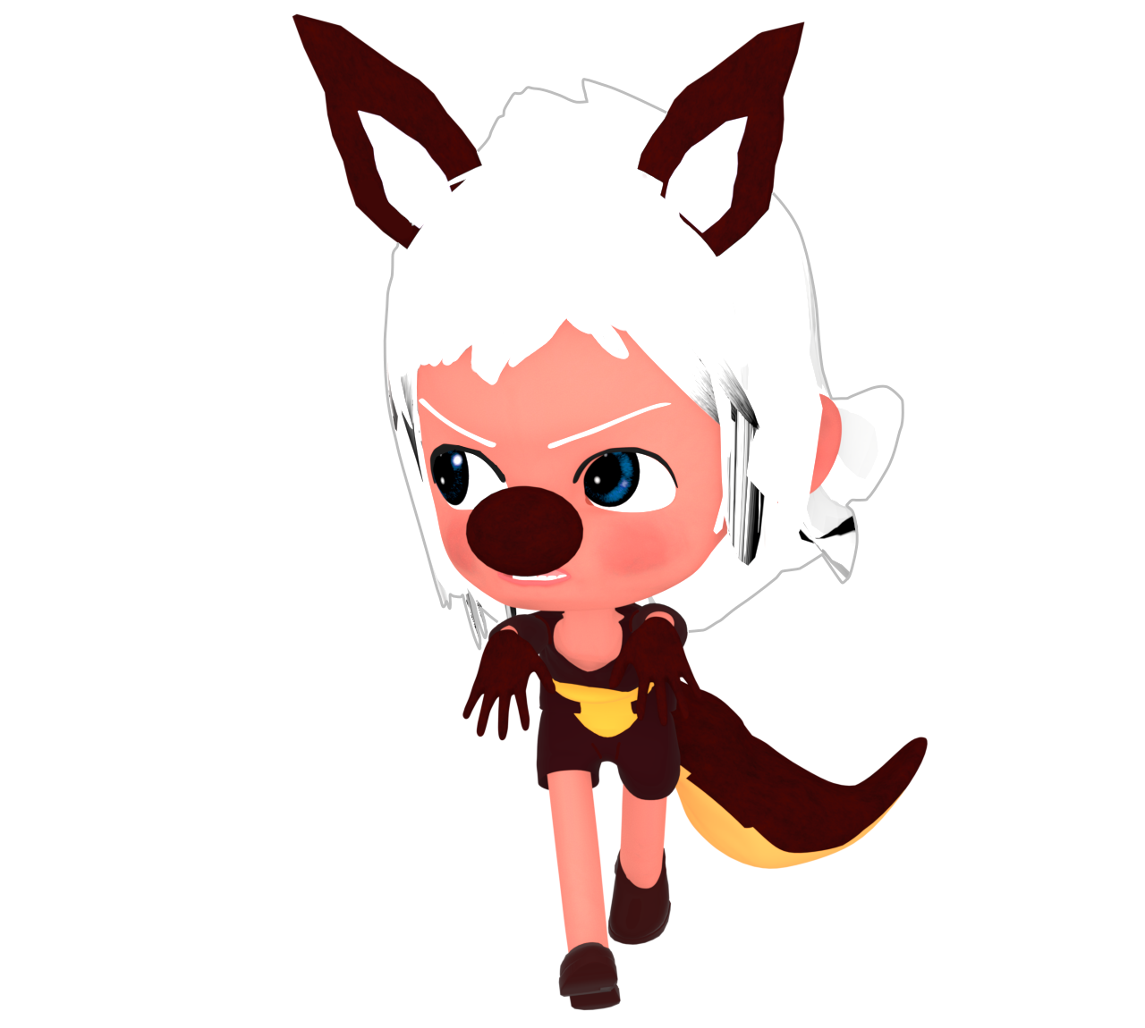 狼男のイラスト