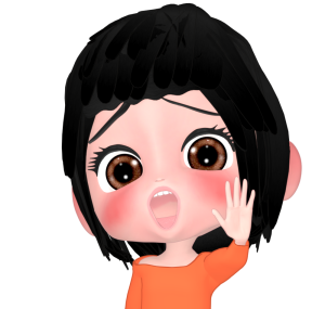 呼び止める女性のイラスト