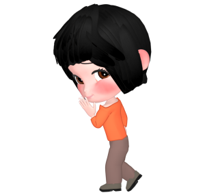 コソコソと影で笑う女性のイラスト