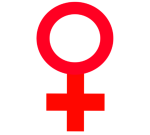 女のマーク