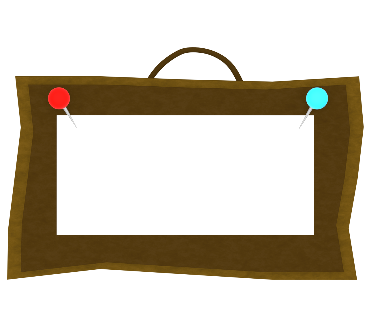 木の板看板のイラスト