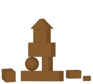 積み木のイラスト