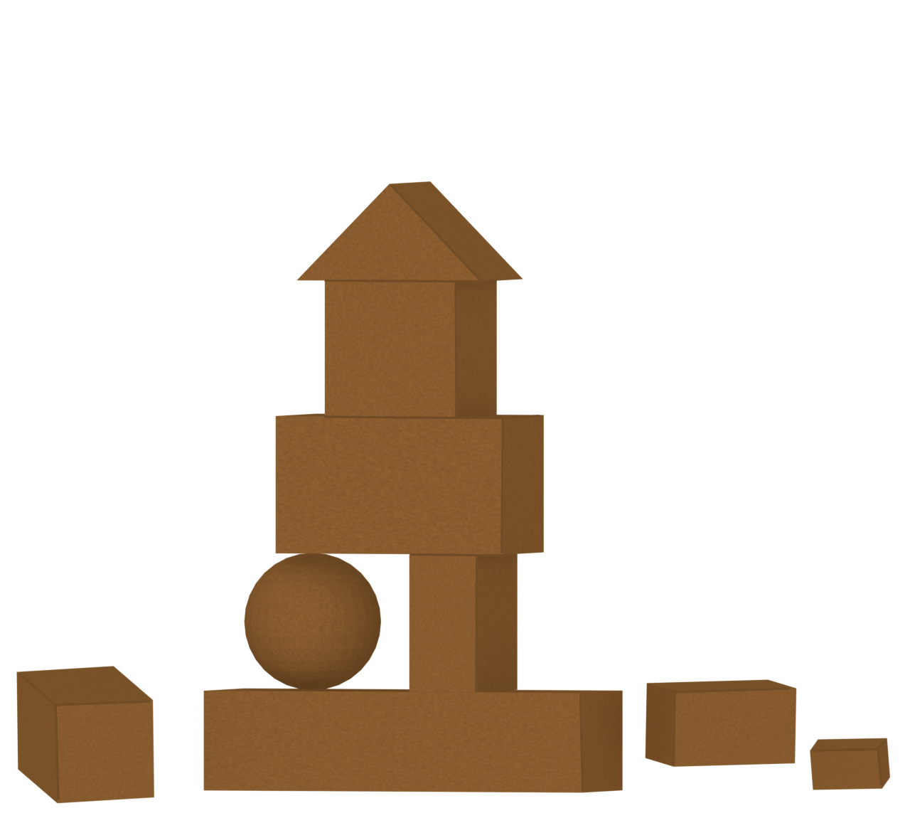 積み木のイラスト