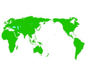 世界地図のイラスト
