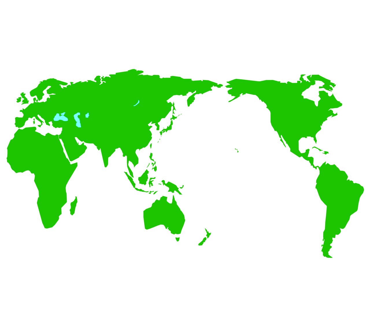 世界地図のイラスト