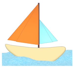 ヨットのイラスト