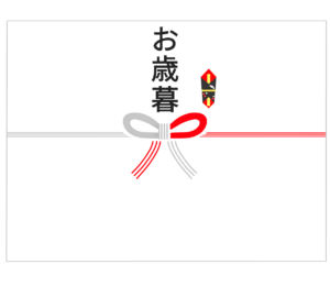 お歳暮の熨斗紙のフレーム