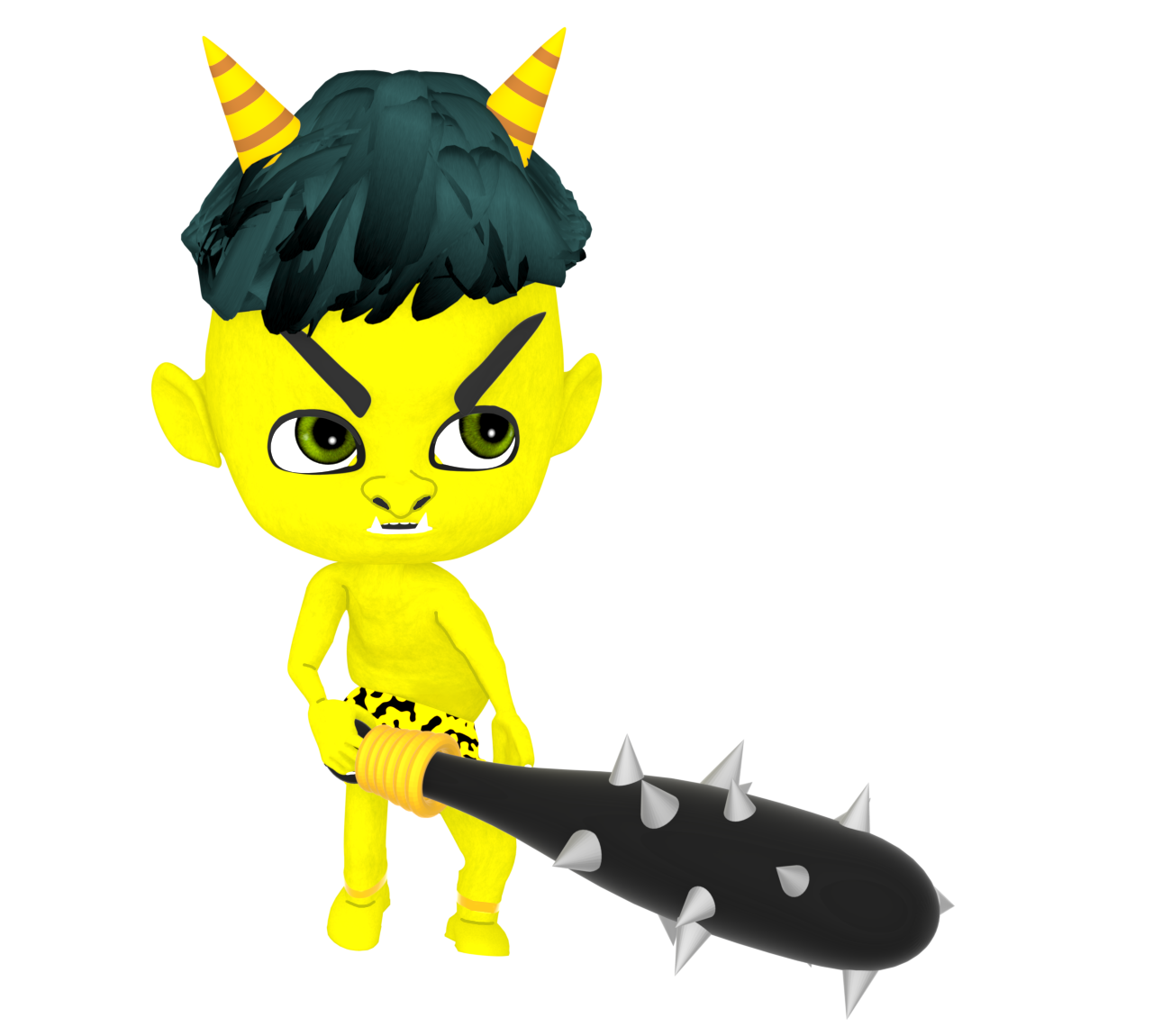 後悔の黄鬼のイラスト