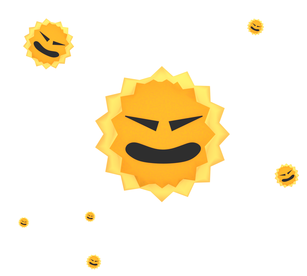 黄色の花粉のイラスト 12 黄色の花粉のイラスト