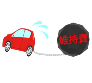 車の維持費のイラスト