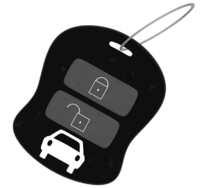 車のスマートキーのイラスト