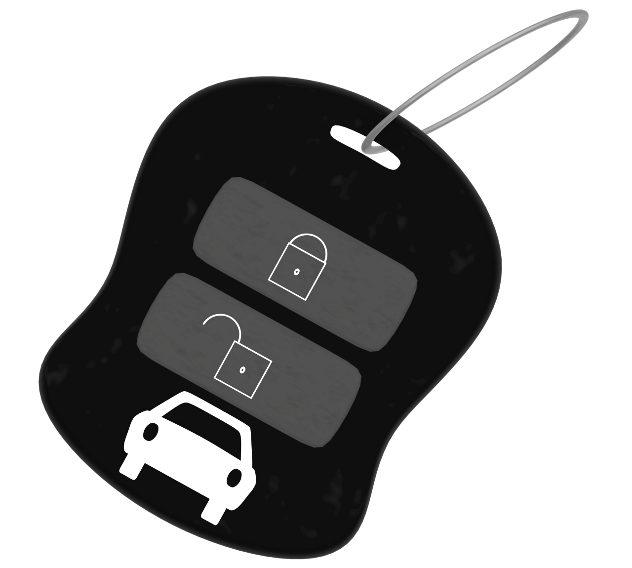 車のスマートキーのイラスト