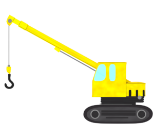 クレーン車のイラスト
