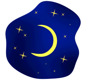 夜のイラスト