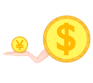 円安のイラスト