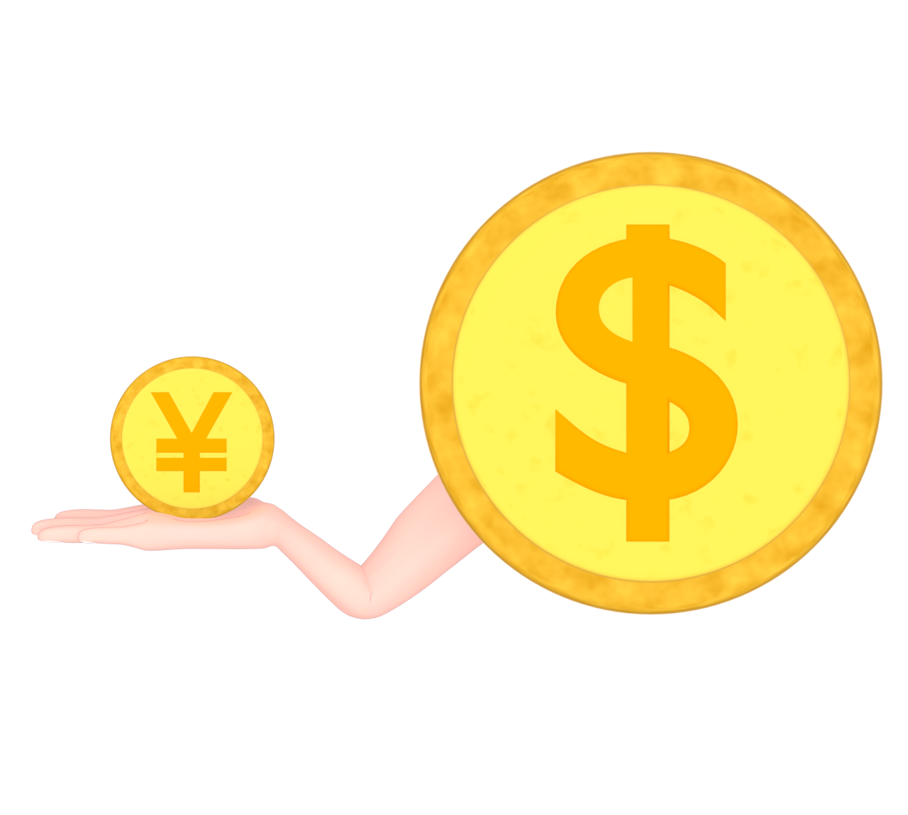 円安のイラスト