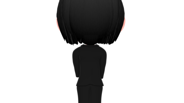 backward facing female office worker img