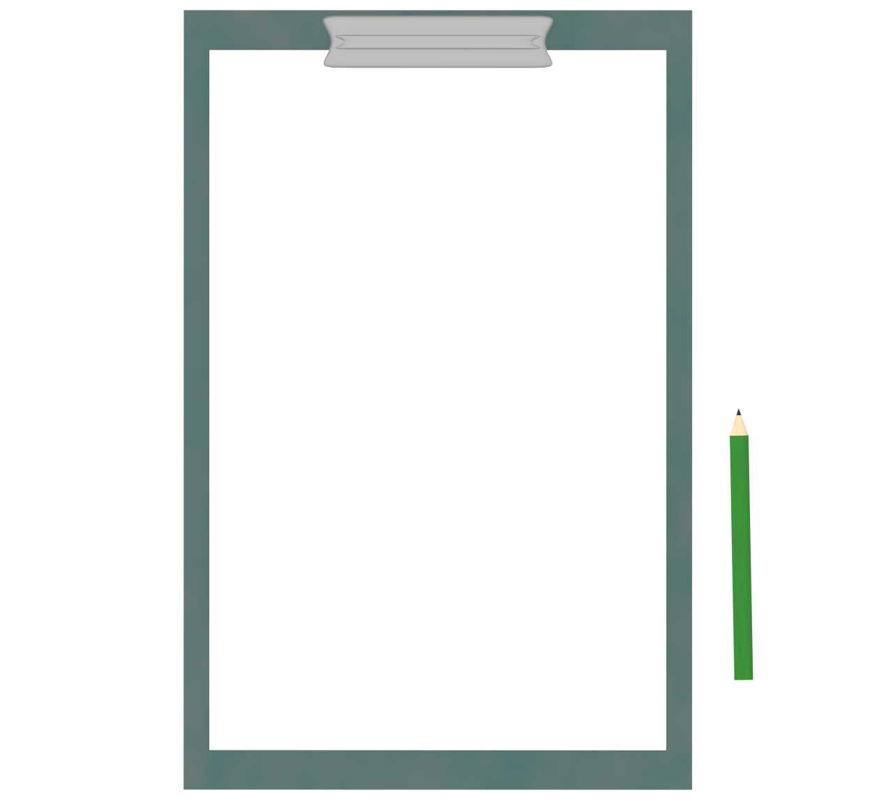 白紙のアンケートのイラスト